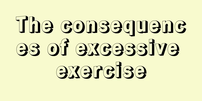 The consequences of excessive exercise