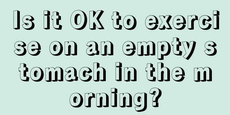 Is it OK to exercise on an empty stomach in the morning?