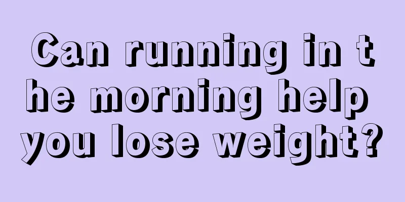 Can running in the morning help you lose weight?