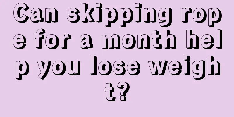 Can skipping rope for a month help you lose weight?