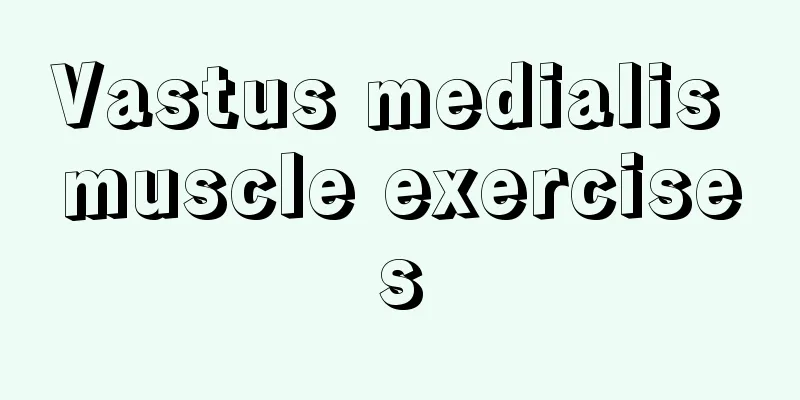 Vastus medialis muscle exercises