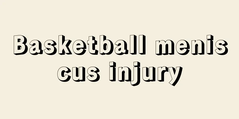 Basketball meniscus injury