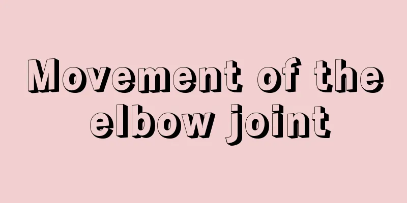 Movement of the elbow joint