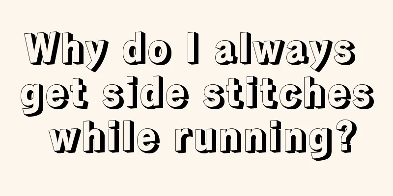 Why do I always get side stitches while running?