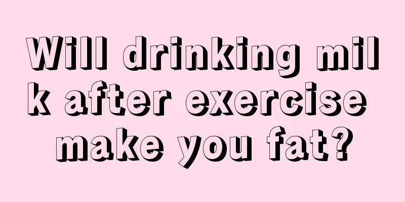 Will drinking milk after exercise make you fat?