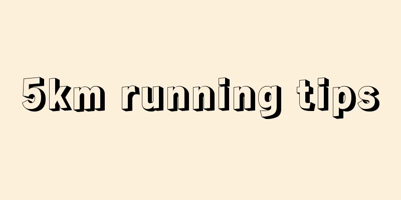 5km running tips