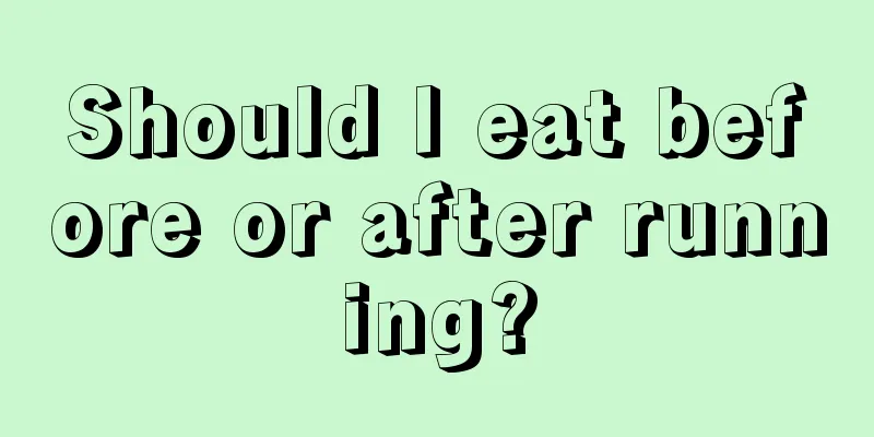 Should I eat before or after running?