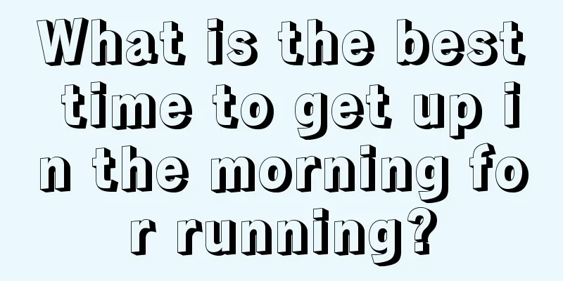 What is the best time to get up in the morning for running?