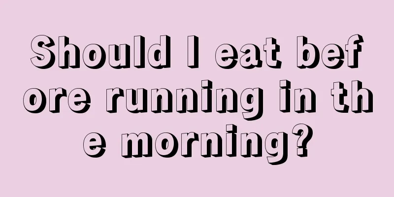 Should I eat before running in the morning?