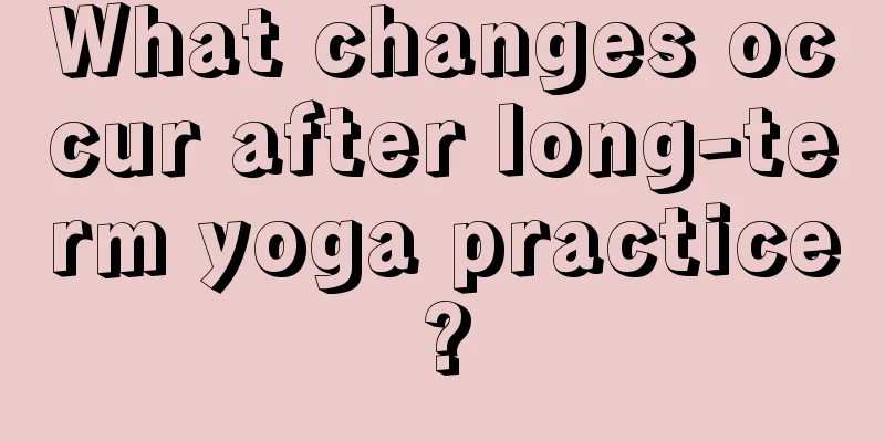 What changes occur after long-term yoga practice?