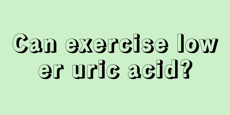 Can exercise lower uric acid?