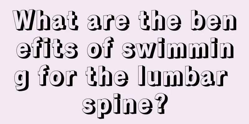 What are the benefits of swimming for the lumbar spine?