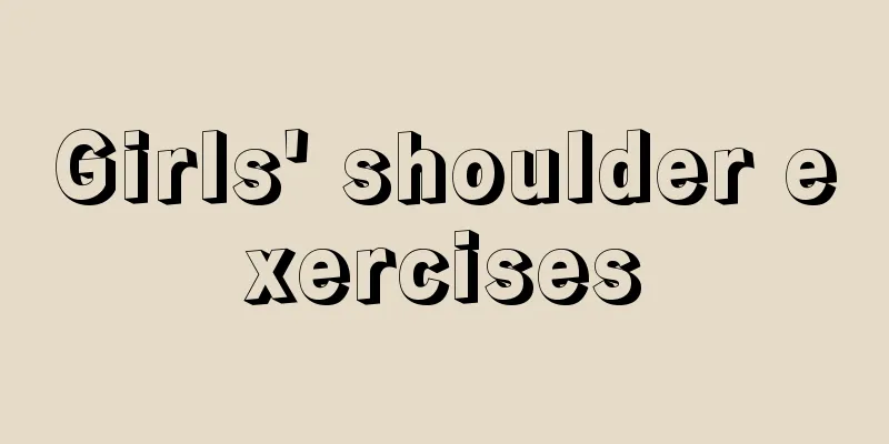 Girls' shoulder exercises