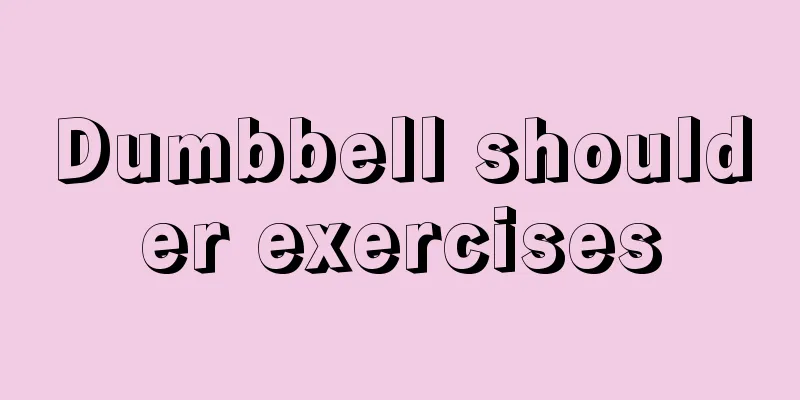 Dumbbell shoulder exercises