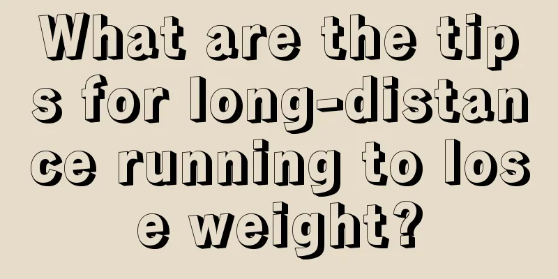 What are the tips for long-distance running to lose weight?