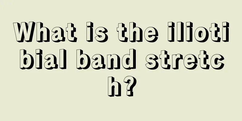 What is the iliotibial band stretch?