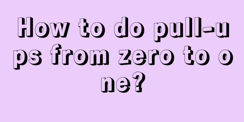 How to do pull-ups from zero to one?