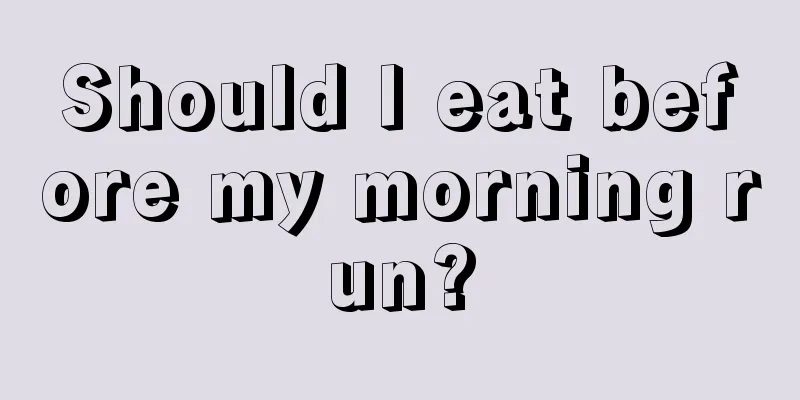 Should I eat before my morning run?