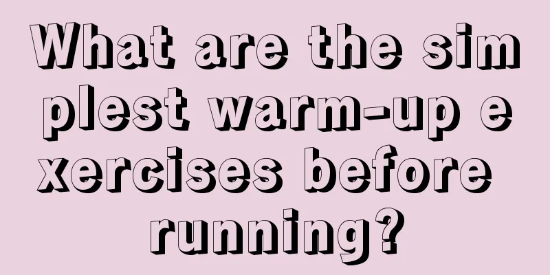 What are the simplest warm-up exercises before running?