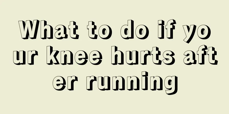 What to do if your knee hurts after running