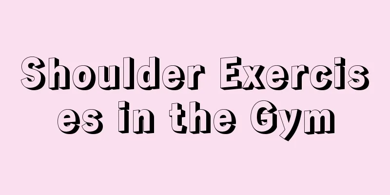 Shoulder Exercises in the Gym