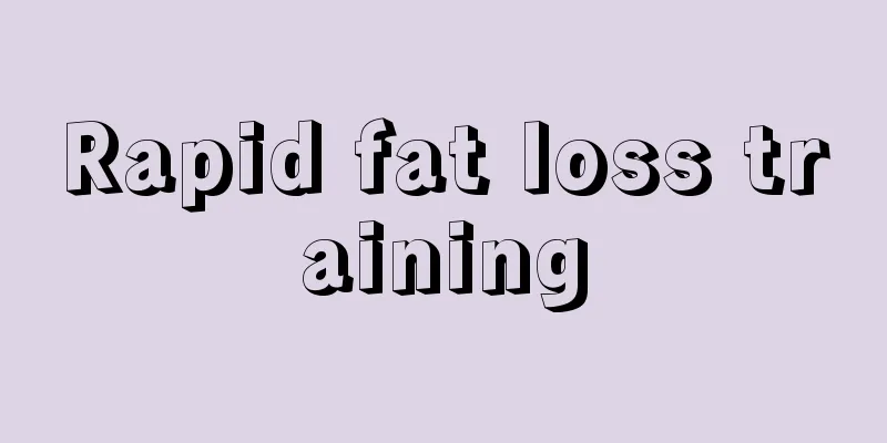 Rapid fat loss training