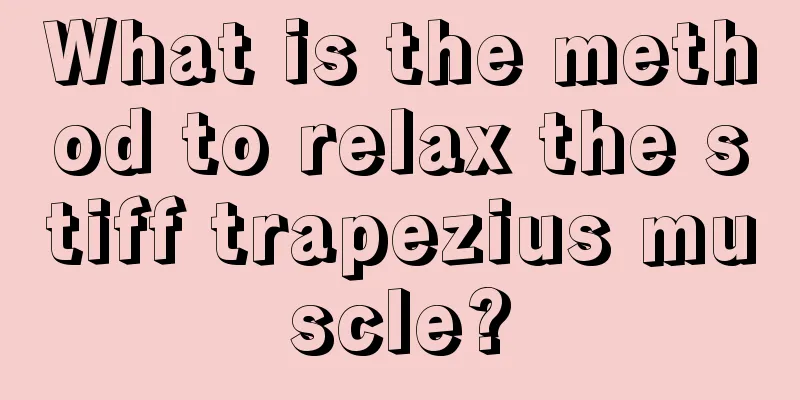 What is the method to relax the stiff trapezius muscle?