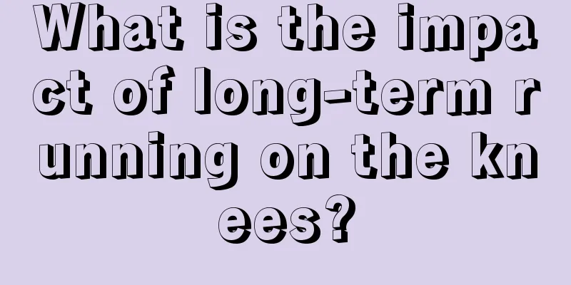 What is the impact of long-term running on the knees?