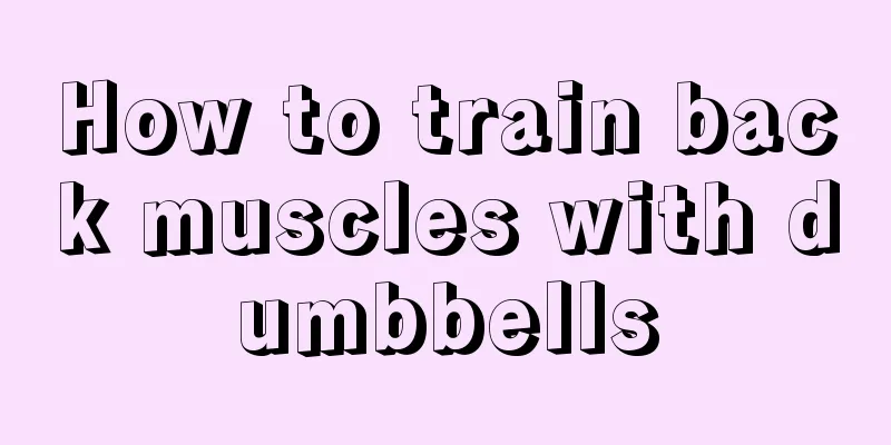 How to train back muscles with dumbbells