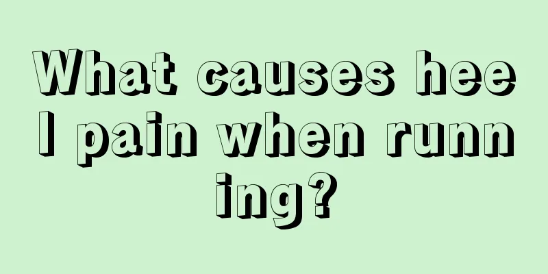 What causes heel pain when running?