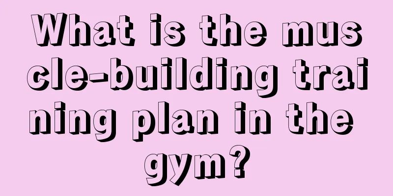 What is the muscle-building training plan in the gym?