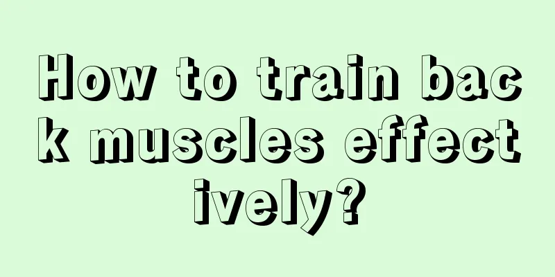 How to train back muscles effectively?