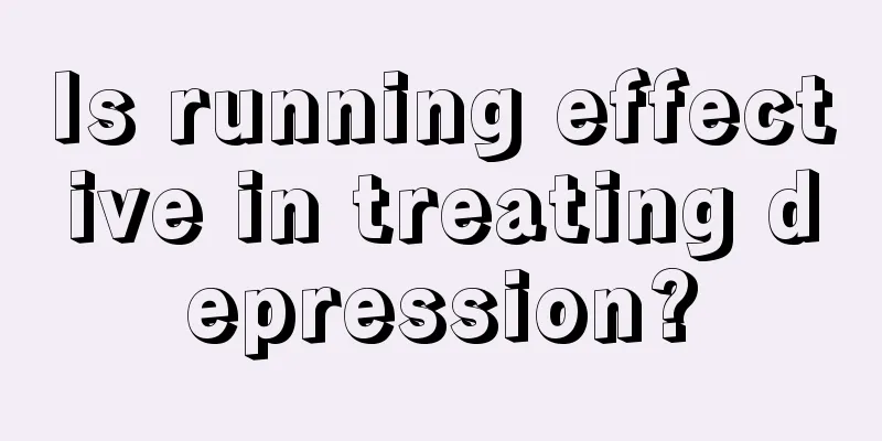 Is running effective in treating depression?