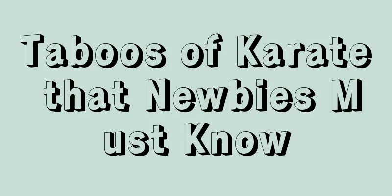 Taboos of Karate that Newbies Must Know