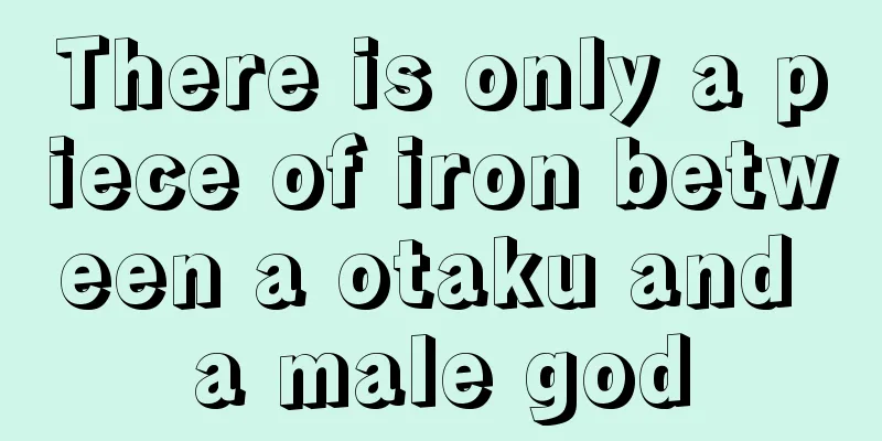 There is only a piece of iron between a otaku and a male god