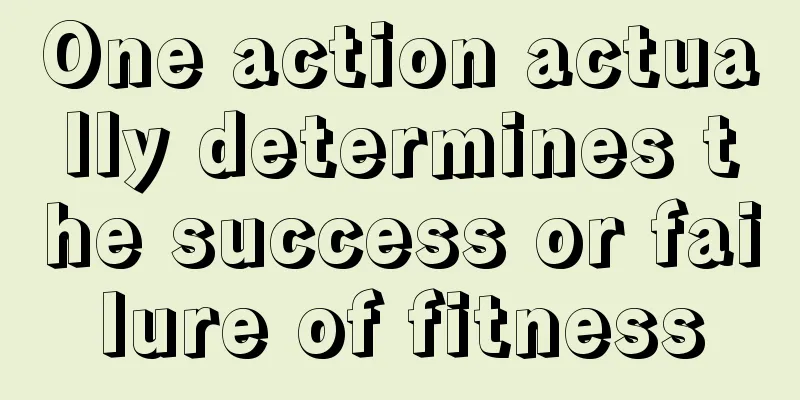 One action actually determines the success or failure of fitness