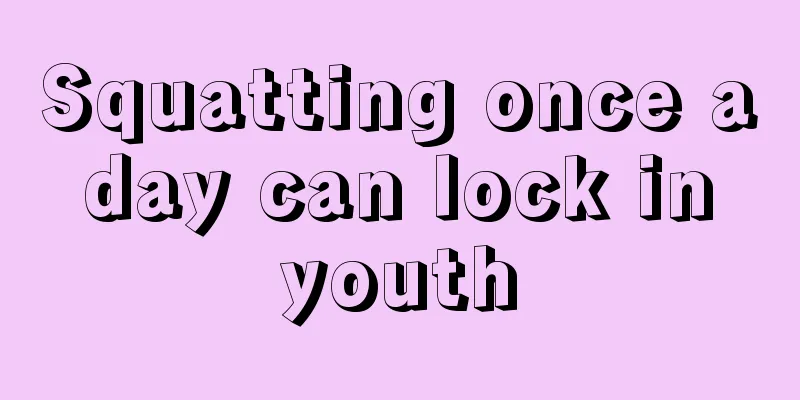 Squatting once a day can lock in youth