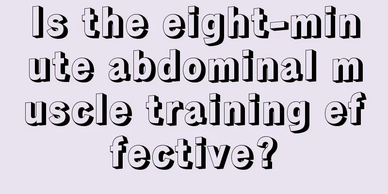 Is the eight-minute abdominal muscle training effective?