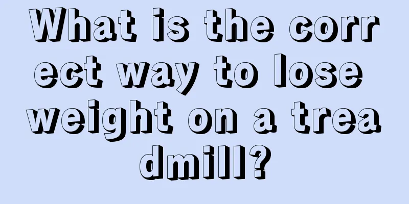 What is the correct way to lose weight on a treadmill?