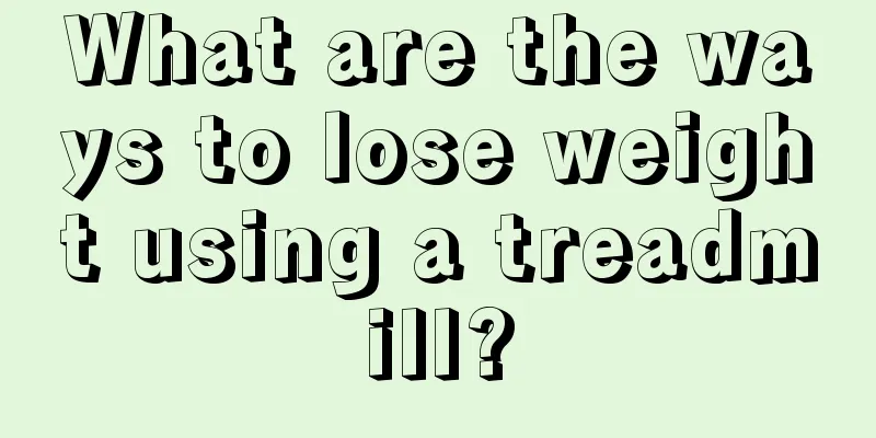 What are the ways to lose weight using a treadmill?