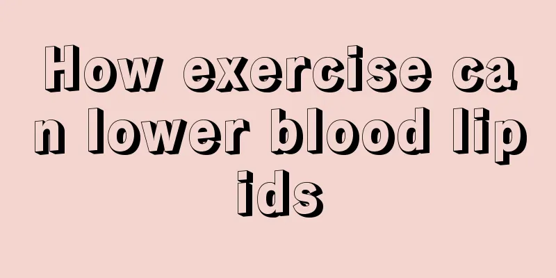 How exercise can lower blood lipids