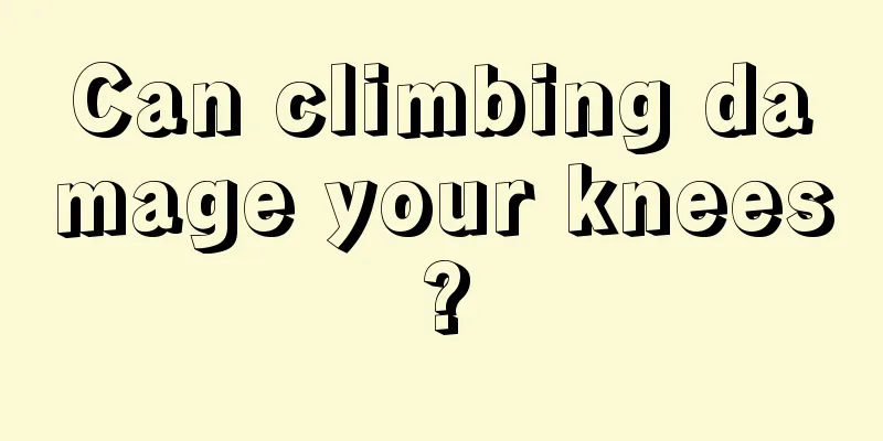 Can climbing damage your knees?