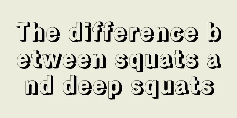 The difference between squats and deep squats