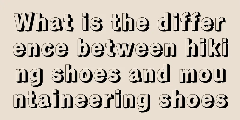 What is the difference between hiking shoes and mountaineering shoes