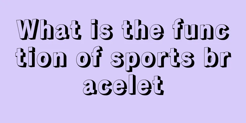 What is the function of sports bracelet