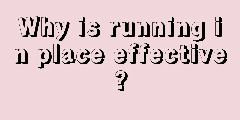 Why is running in place effective?