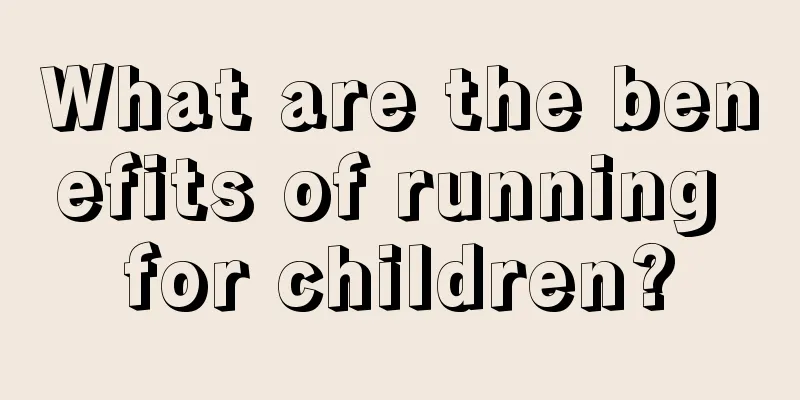 What are the benefits of running for children?