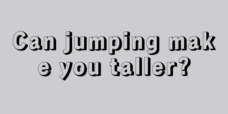 Can jumping make you taller?