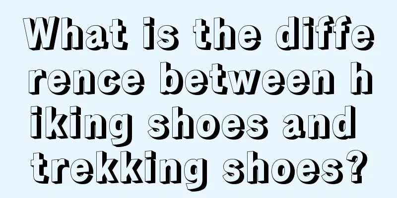 What is the difference between hiking shoes and trekking shoes?