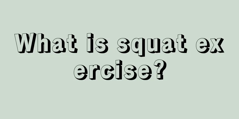 What is squat exercise?